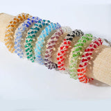 Simple Crystal Tornado Bracelet Geometric Design High Quality Lobster Clasp