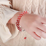 Simple Crystal Tornado Bracelet Geometric Design High Quality Lobster Clasp