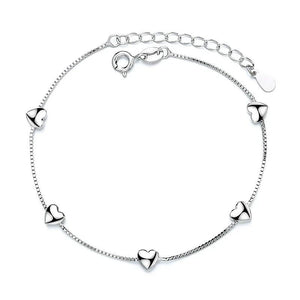925 Silver Love Bracelet for Women - Romantic Jewelry Gift