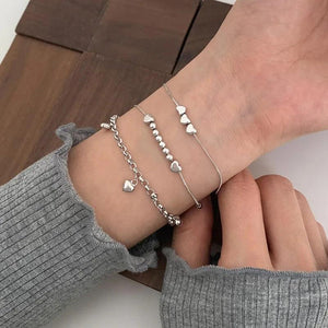 925 Silver Love Bracelet for Women - Romantic Jewelry Gift