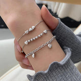 925 Silver Love Bracelet for Women - Romantic Jewelry Gift