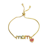MaMa Boy Girl Charm Bracelets For Mom Daughter Birthday Gift