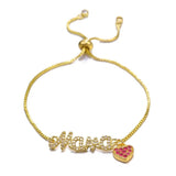 MaMa Boy Girl Charm Bracelets For Mom Daughter Birthday Gift