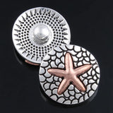 6pcs Cross Ball 18mm Snap Buttons for Snap Bracelet DIY Bracelets