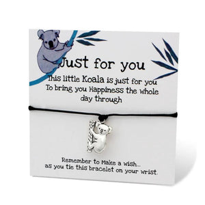 Koala Bee Adjustable Bracelets Animal Lover Christmas Gift