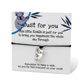 Koala Bee Adjustable Bracelets Animal Lover Christmas Gift