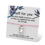 Koala Bee Adjustable Bracelets Animal Lover Christmas Gift
