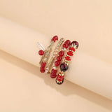 4Pcs/Set Natural Stone Crystal Bracelets For Women Therapeutic Magnetic Jewelry