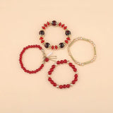 4Pcs/Set Natural Stone Crystal Bracelets For Women Therapeutic Magnetic Jewelry