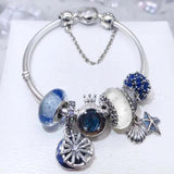 Yexocdes High Silver Plated Charm Bracelet for Women