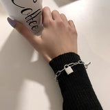 XIYANIKE Silver Lock Bracelet - Classic Jewelry Gift