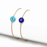 Copper Eye Bead Bracelet for Women Girls Men