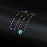 Copper Eye Bead Bracelet for Women Girls Men