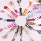 Unisex Boho Wrap Bracelet Embroidery Wrist Band Hand Woven Charm Bracelet
