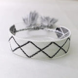 Unisex Boho Wrap Bracelet Embroidery Wrist Band Hand Woven Charm Bracelet
