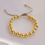 Heishi Disc Beads Bracelet for Women, Polymer Clay Pearl Bracelet