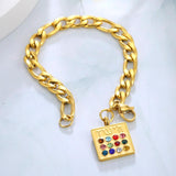 High Priest Breastplate Pendant Bracelet 12 Birthstones Judaica Gift