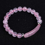 8mm Pink Quartz Aventurine Stone Bracelet Reiki Healing
