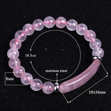 8mm Pink Quartz Aventurine Stone Bracelet Reiki Healing