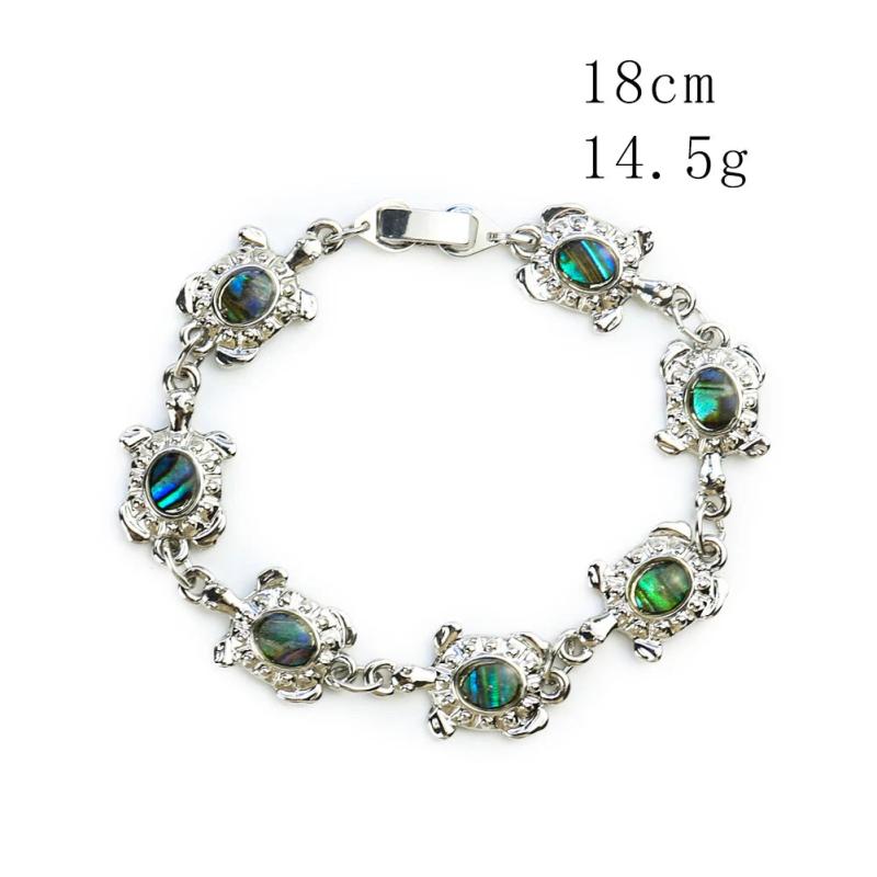Abalone Shell Charm Bracelet Sea Animal Bangle