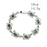 Abalone Shell Charm Bracelet Sea Animal Bangle