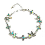 Abalone Shell Charm Bracelet Sea Animal Bangle