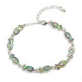 Abalone Shell Charm Bracelet Sea Animal Bangle