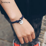 12 Constellation Stainless Steel Couple Bracelet Set Zodiac Bracelets