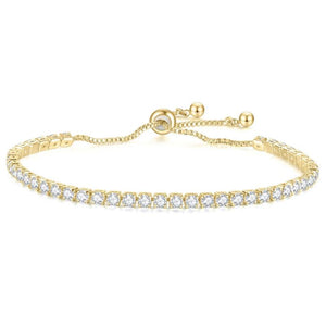 Zircon Wedding Bracelet High Round Cubic Zirconia Tennis Charm Bracelets