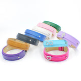 10pcs 18x210mm Copy Leather Wristband with 8mm Slide Bar