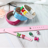 10pcs 18x210mm Copy Leather Wristband with 8mm Slide Bar