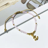 KKBEAD Cube Crystal Beaded Bracelet Jewelry for Women