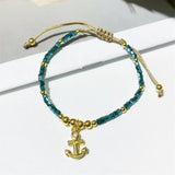 KKBEAD Cube Crystal Beaded Bracelet Jewelry for Women