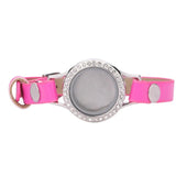 30mm Mix Glass Memory Floating Locket Pendant Wrap Bracelet