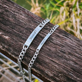 2pcs/set anniversary couple Bracelet titanium steel 18K plating jewelry