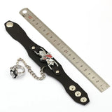 Anime Cosplay Leather Bracelet Kurosaki Ichigo Charm Bracelet