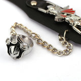 Anime Cosplay Leather Bracelet Kurosaki Ichigo Charm Bracelet