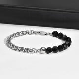 Men's Stainless Steel Wheat Chain Bracelet