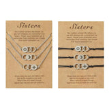 2 Friendship Pinky Promise Bracelets & Necklaces Set