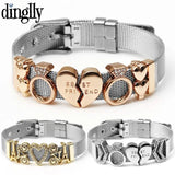 Silver Stainless Steel Mesh Watch Belt Bracelets For Women Men Couple