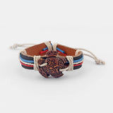 Tortoise Sea Surfer Charm Turtle Leather Bracelet