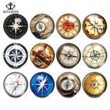 Royalbeier 12pcs Vintage Snap Button Jewelry Charms DIY Bracelet Pendant