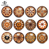 Royalbeier 12pcs Vintage Snap Button Jewelry Charms DIY Bracelet Pendant