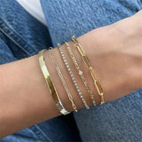 Colorful Crystal Hand Chain, Adjustable Bracelet for Women Gift