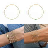 Colorful Crystal Hand Chain, Adjustable Bracelet for Women Gift