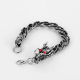 Men's Dragon Pattern Titanium Steel Bracelet