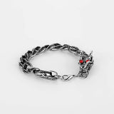 Men's Dragon Pattern Titanium Steel Bracelet