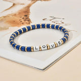 Boho Beach Summer Rainbow Bracelet DIY Beads Bracelet for Women
