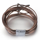 Boho Multilayer Starfish Leather Bracelet for Women