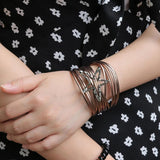 Boho Multilayer Starfish Leather Bracelet for Women